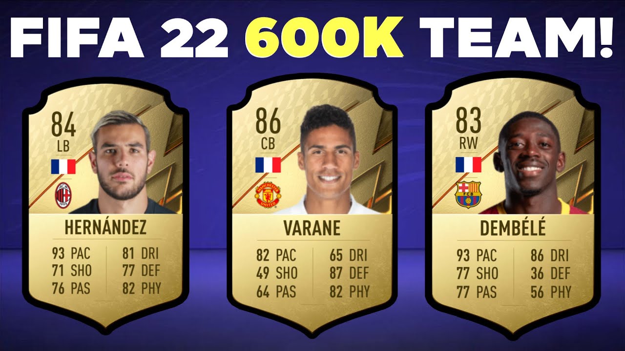 600K META OVERPOWERED TEAM FIFA 22 SQUAD BUILDER!