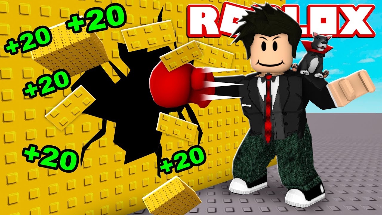 LOKIS FORTE QUEBRA QUEBRA TUDO | Roblox - Punch Wall