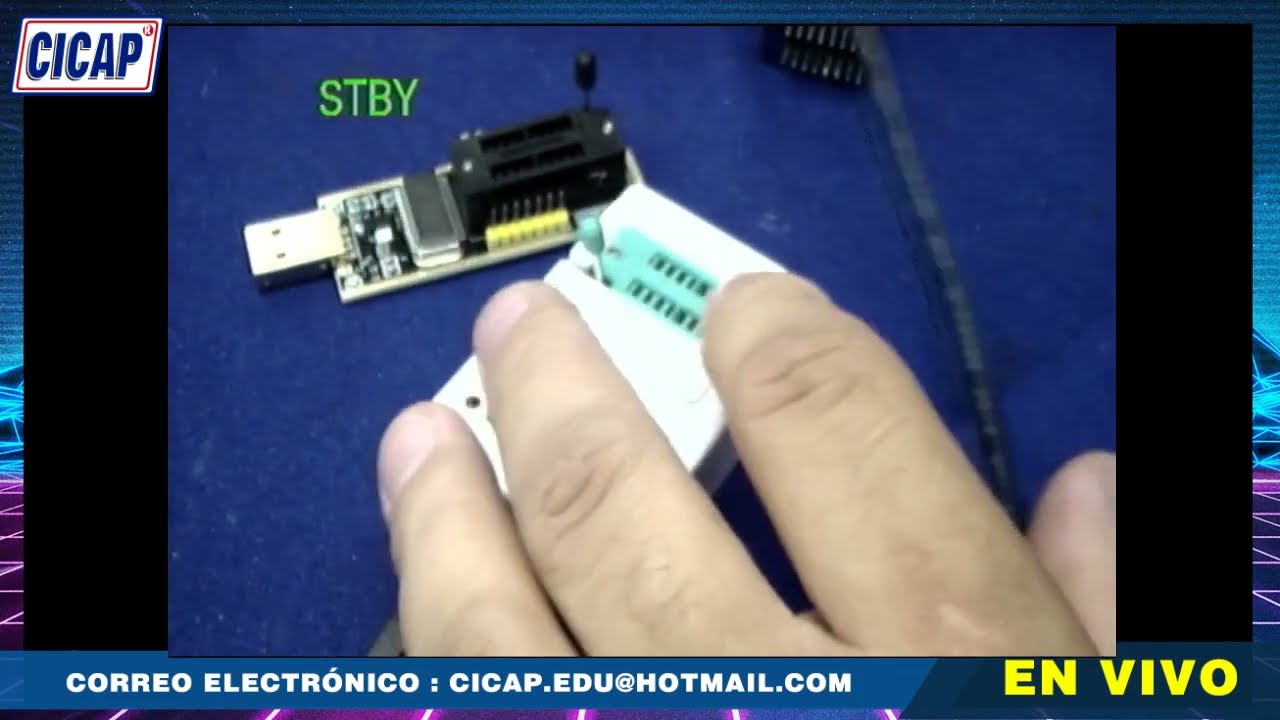 Programación de Memorias SPI FLASH en Pantallas LED - Cicap