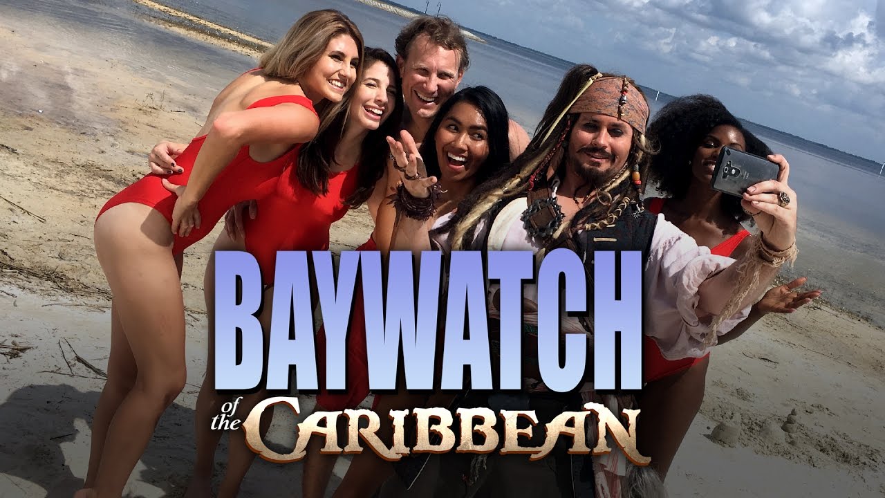Baywatch but with Jack Sparrow (Pirates of the Caribbean / Baywatch Parody)
