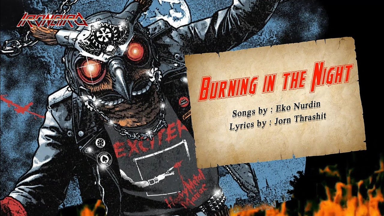 IRONBIRD - Burning In The Night (Official Lyric Video)