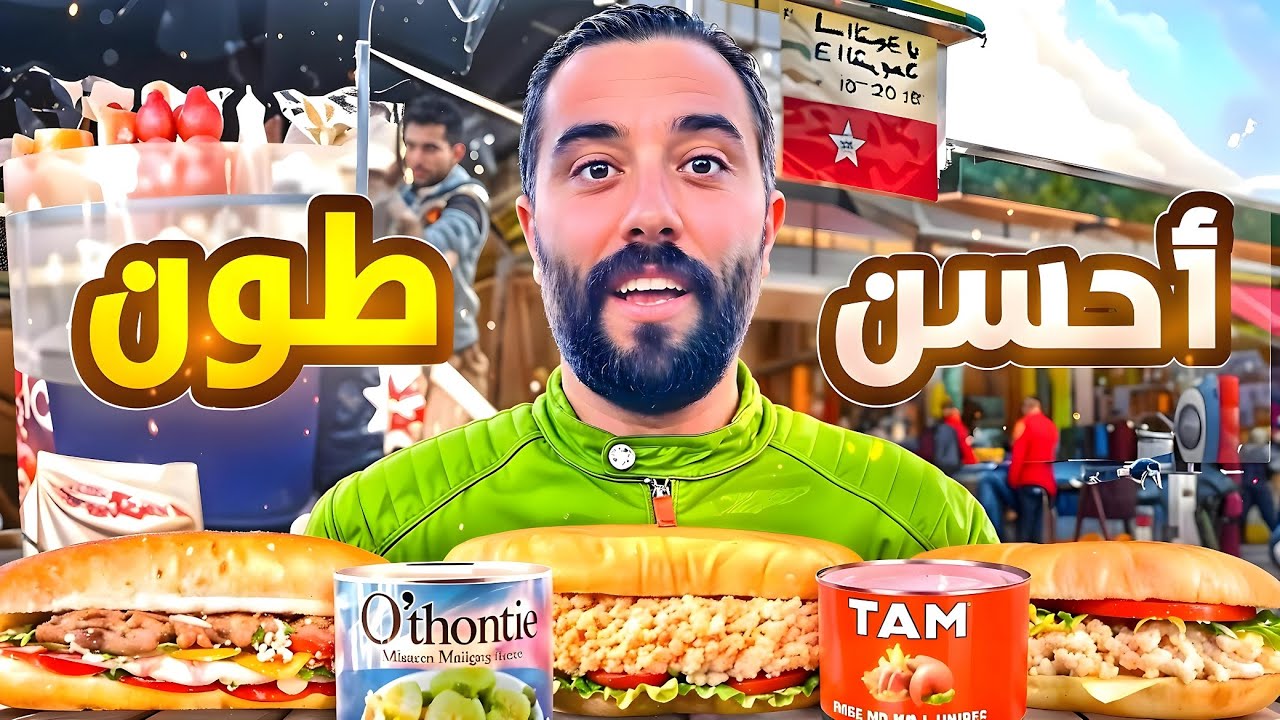 اكل الشوارع :تجربة احسن اساطير الطون في القريعة 🐟🔥  الدارالبيضاء 🤯🌯#streetfood