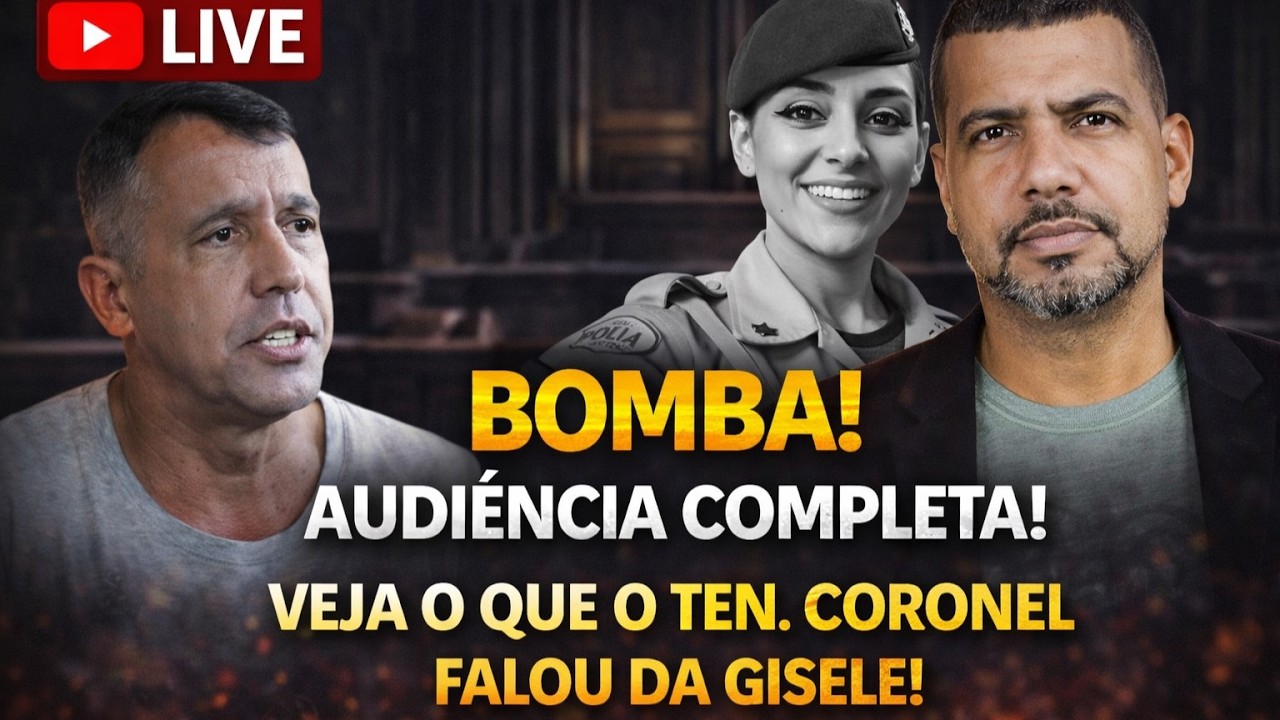 CASO PM GISELE  BOMBA! AUDI&Ecirc;NCIA DE CUSTODIA DO TEN CORONEL GERALDO NA INTEGRA. OS ABSURDOS FALADOS