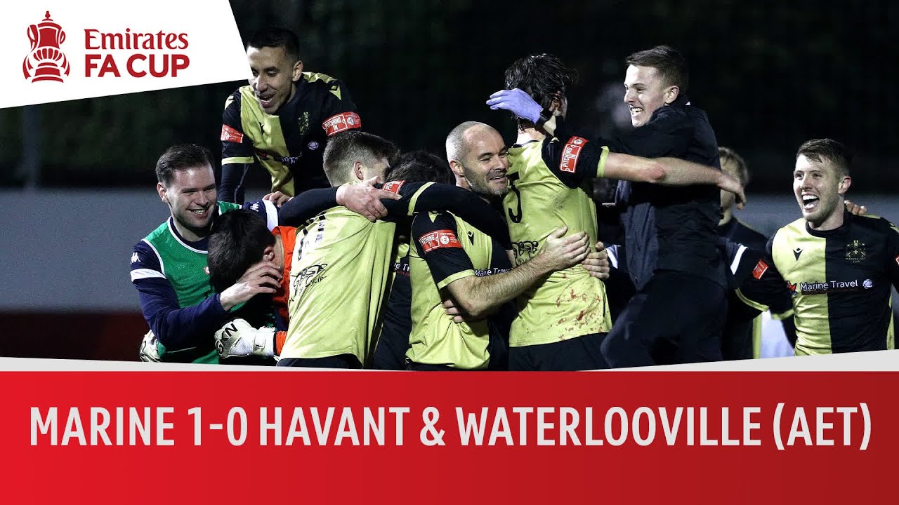 Marine v Havant & Waterlooville (1-0 AET) | Emirates FA Cup Highlights