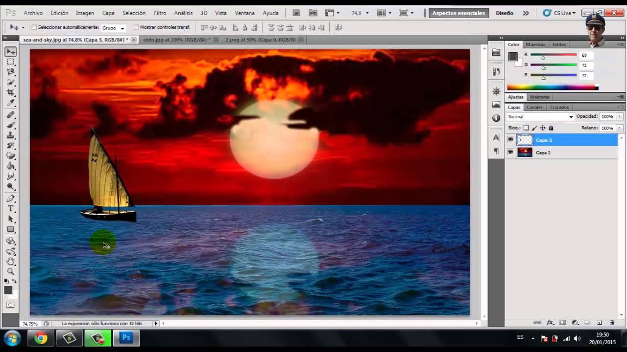 Haz un MONTAJE FANT&Aacute;STICO , f&aacute;cil y bien explicado con Photoshop