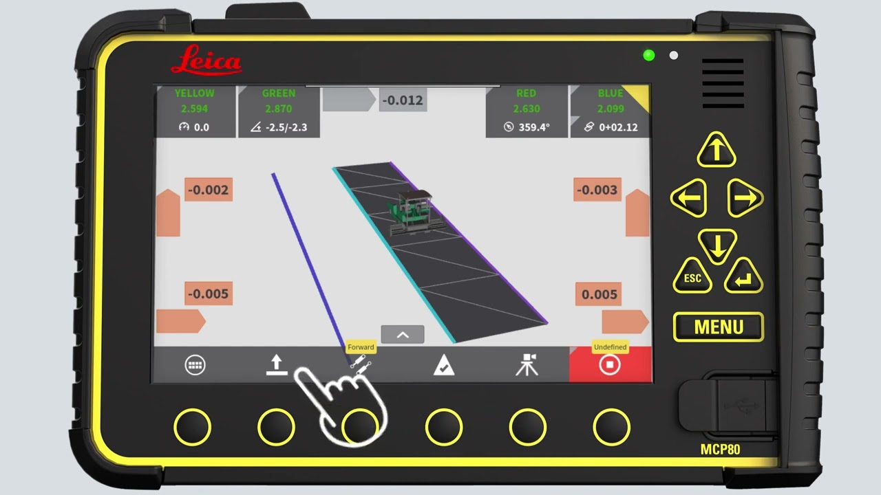 Asphalt paving leapfrogging functionality
