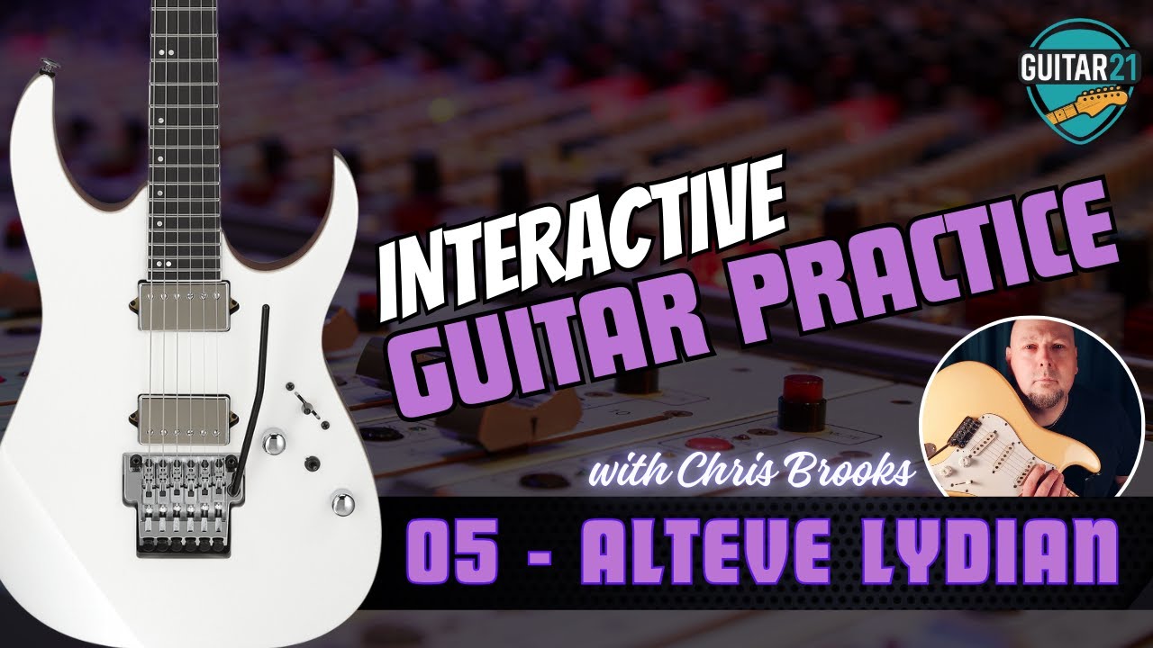 Master This Lydian Picking Lick! Interactive Guitar Practice 05