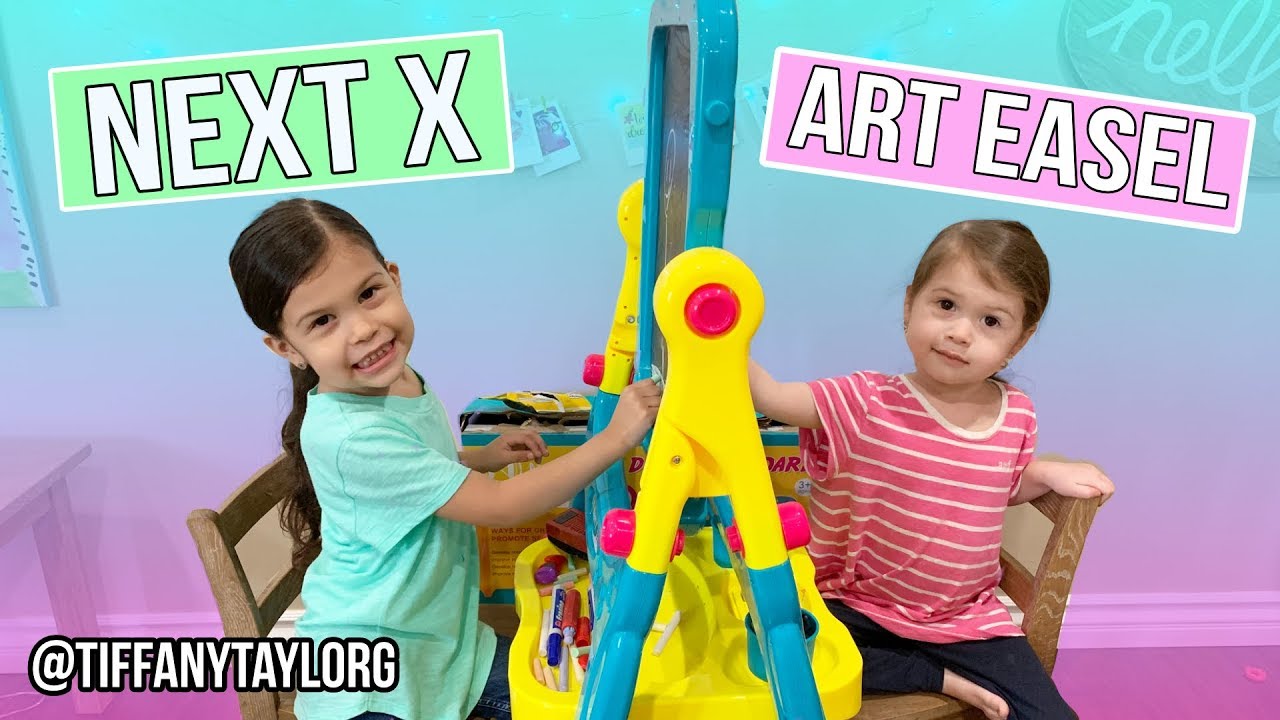 NextX Kids Double Sided Art Easel Tiffany Taylor G Unboxing Review