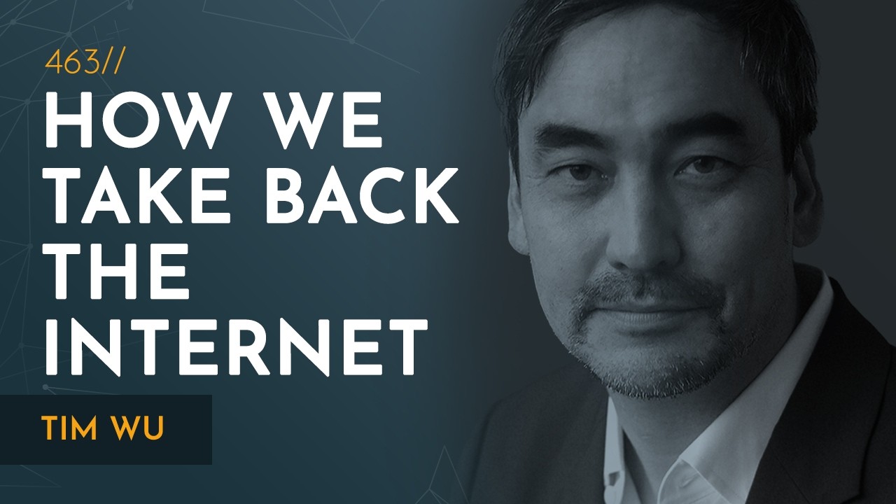 How Big Tech Weaponized the Internet and How to Fix It | Tim Wu