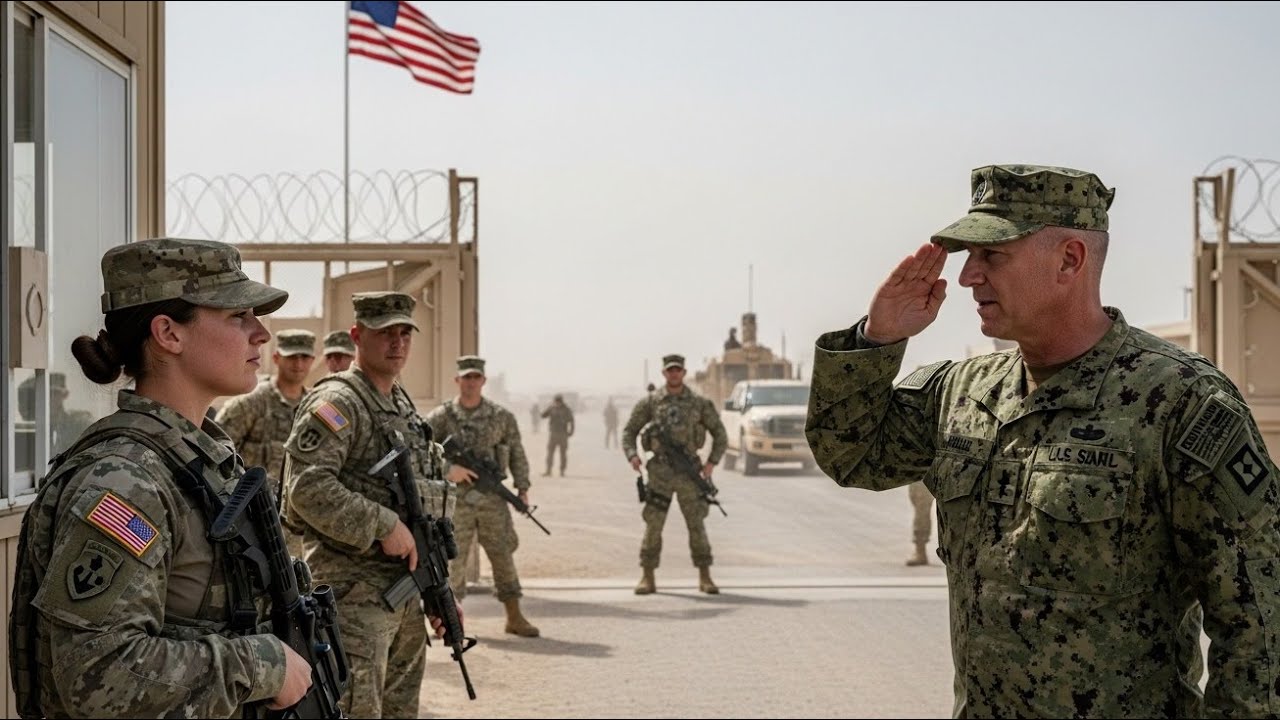 She Was Only Assigned to the Gate — Until a SEAL Commander Saluted Her First