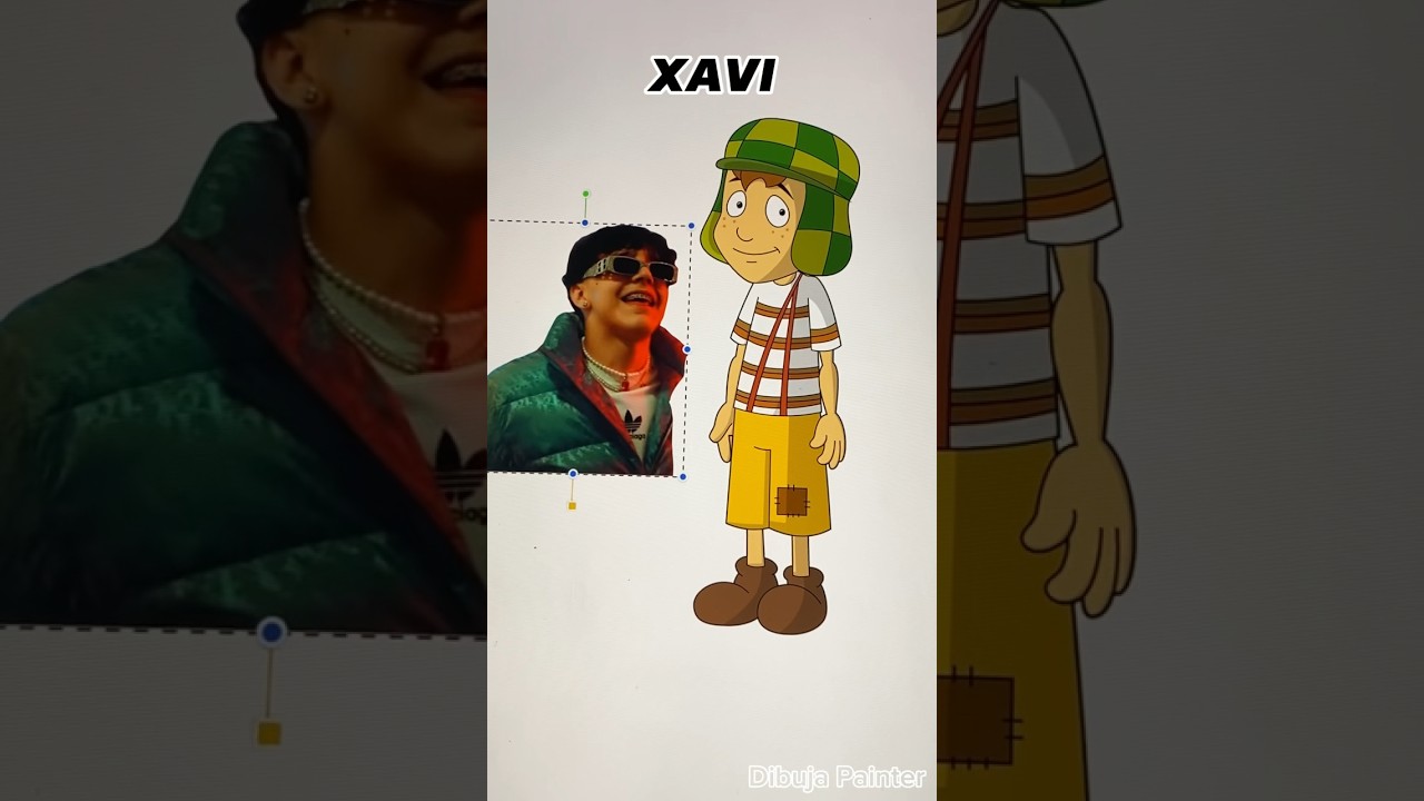 Transformando al Chavo del 8 en Xavi #ladiabla #xavi #elchavodel8