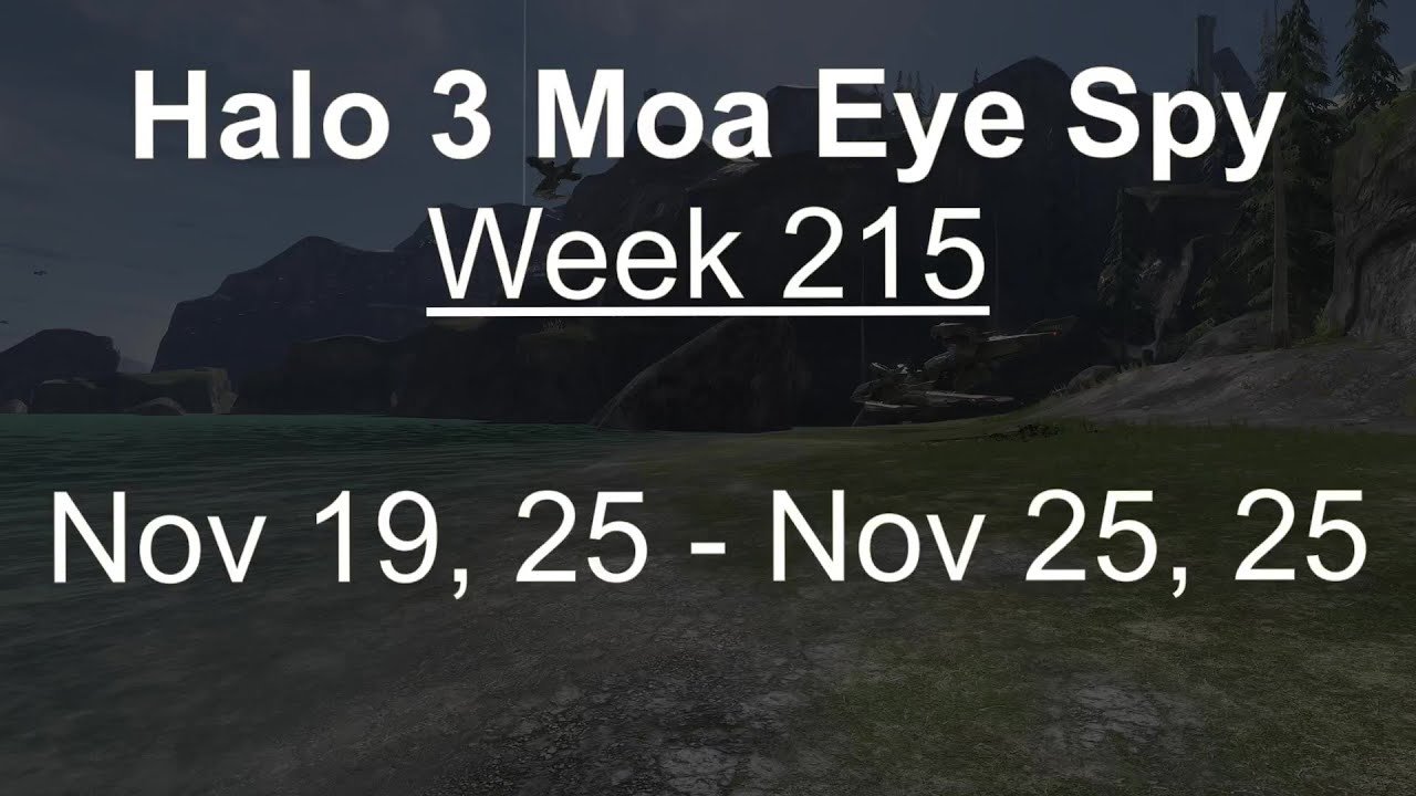 Halo 3 MCC | All Moa Eye Spy Locations for Week 215 | 11/19/25 - 11/25/25
