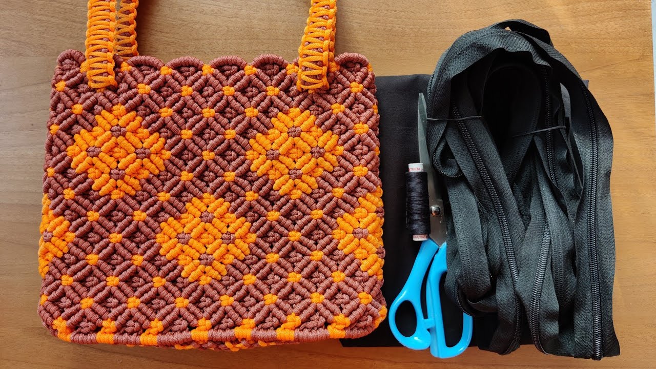 How to add inner cloth and zipper inside the bag | sangitas craft
