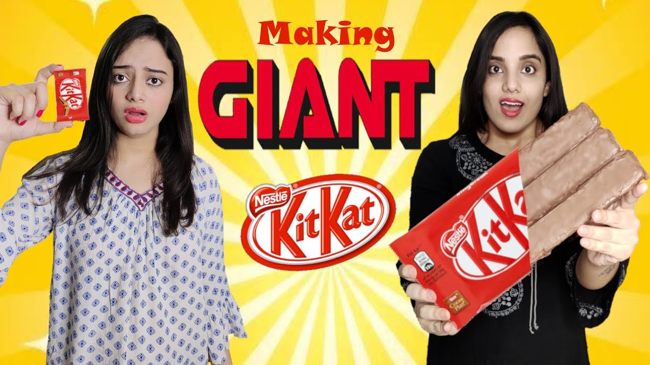 Making GIANT KIT KAT Bar at Home!! | DIY Giant Candy | Life Shots