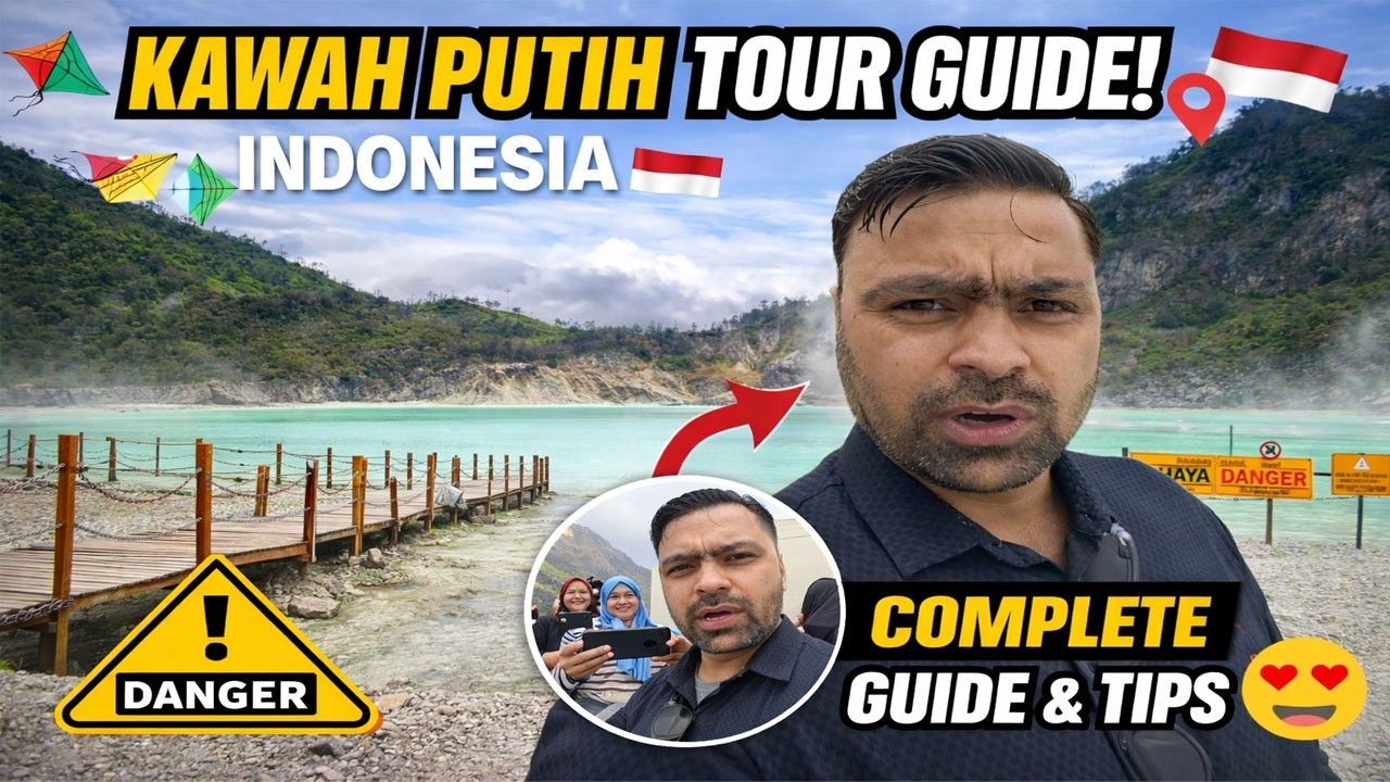 A perfect Day Trip to Kawa Putih | Indonesia  White Crater Lake Volcano.