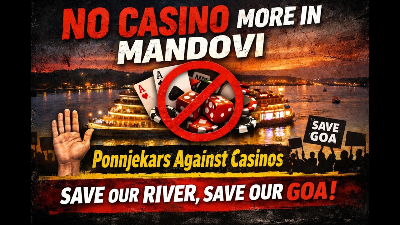 NO CASINO MORE IN MANDOVI Ponnjekars Against Casinos to Meet CM