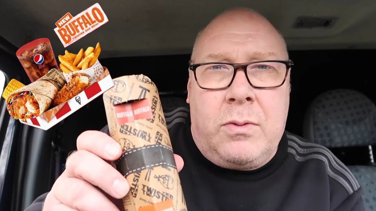 NEW KFC THE NEW FIERY, CRISPY BUFFALO TWISTER WRAP