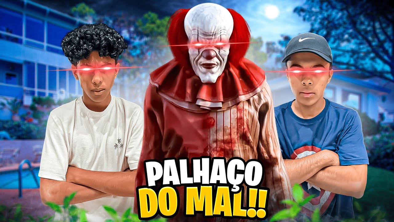 UM PALHAÇO ASSUSTADOR INVADIU NOSSA CASA E TIVEMOS QUE FUGIR! * será que descobrimos quem era?