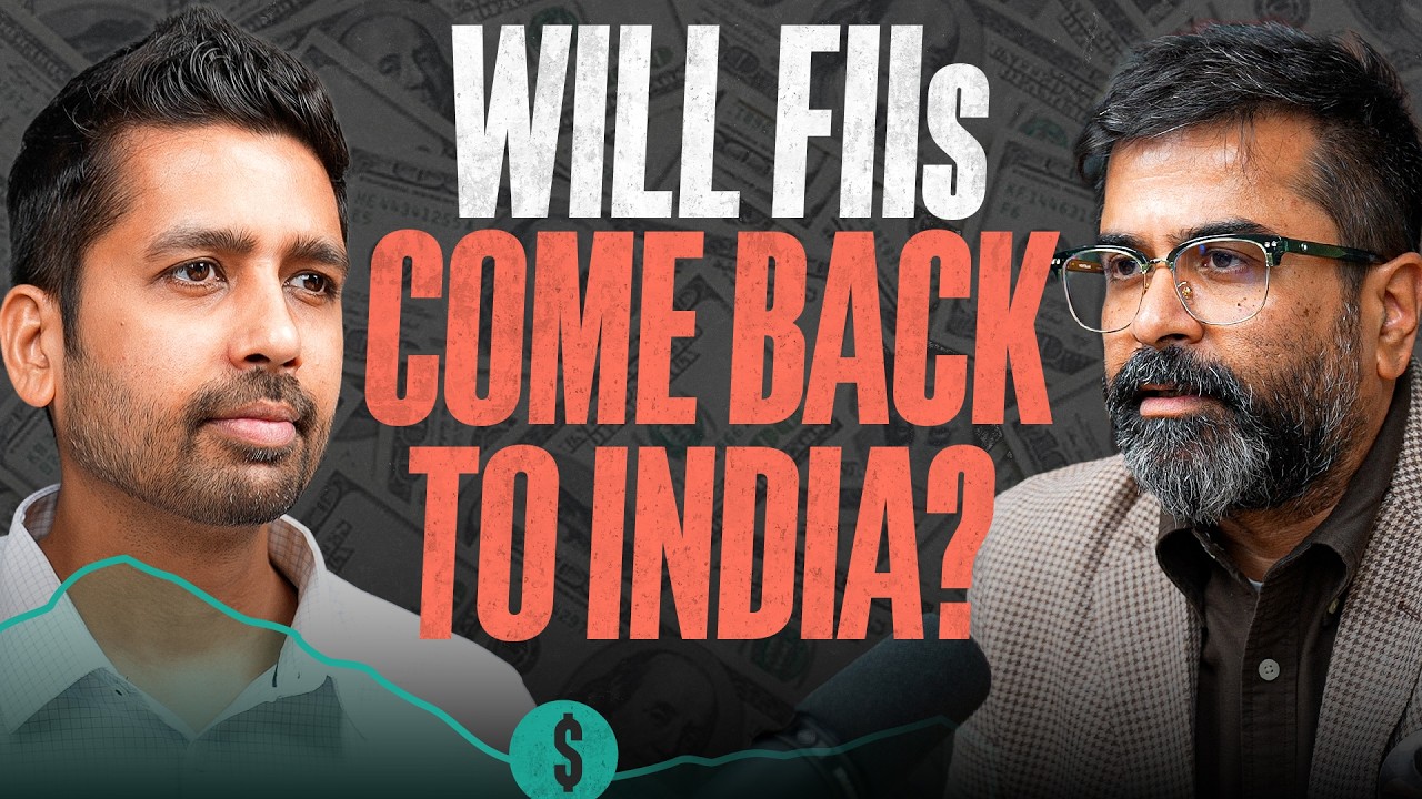Why FIIs Are Selling India ? ft. Aashish P Sommaiyaa