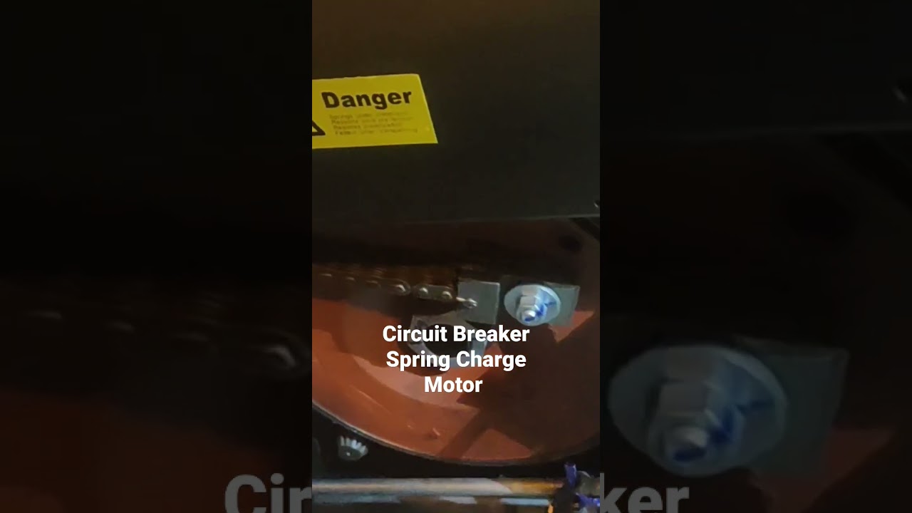 Spring Charge Motor Operation of Circuit Breaker