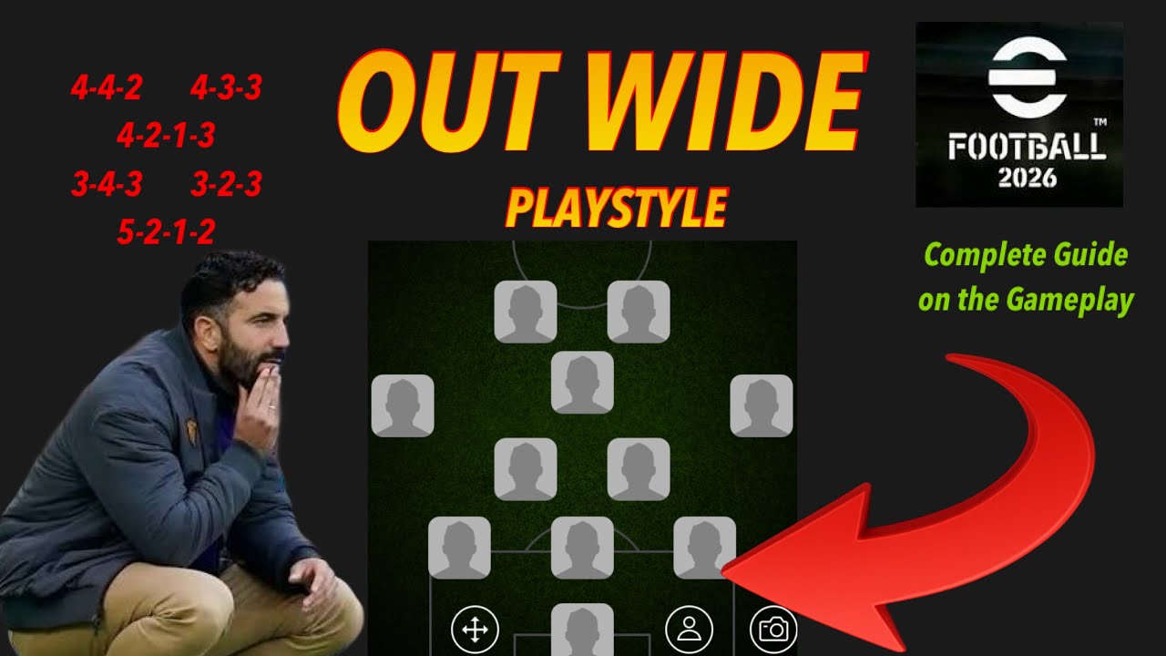 Out Wide Playstyle Explained⚽️🚀 Strengths, Weaknesses & Winning Tactics. Pro tips to win more games.