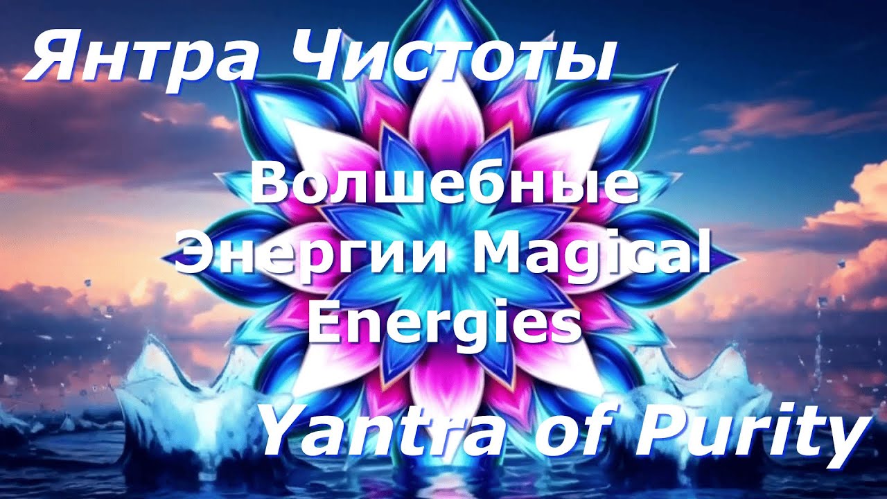 Янтра Чистоты Энергии Воды Наполнение Благостью  Water Energy Filling with Goodness