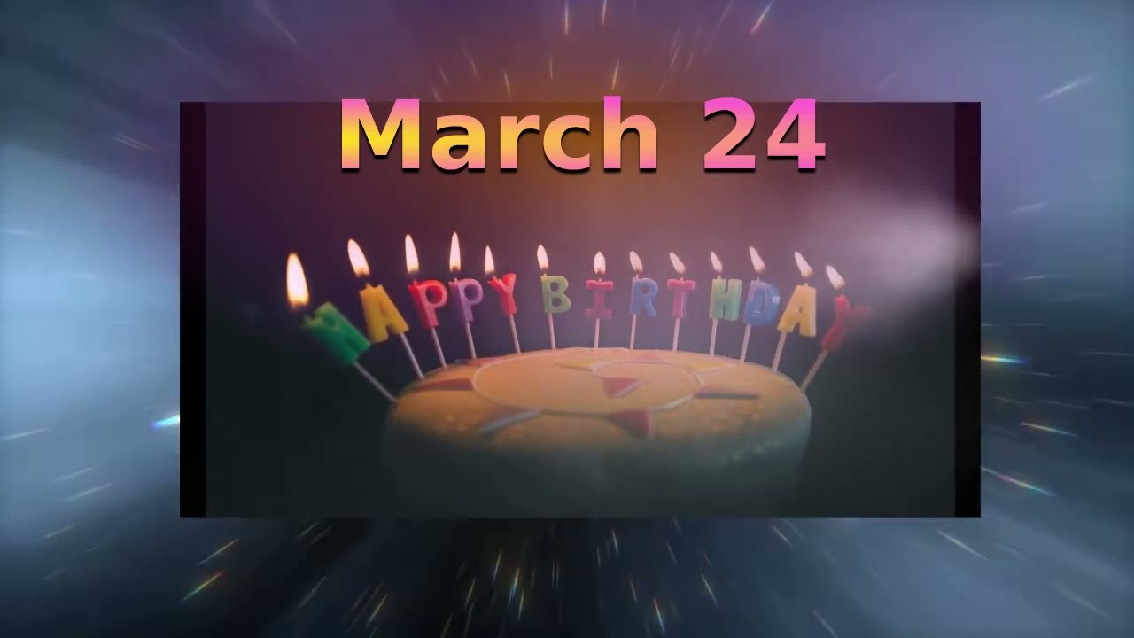 🎂 HAPPY BIRTHDAY on MARCH 24 🎈 (French Parisian Accent)