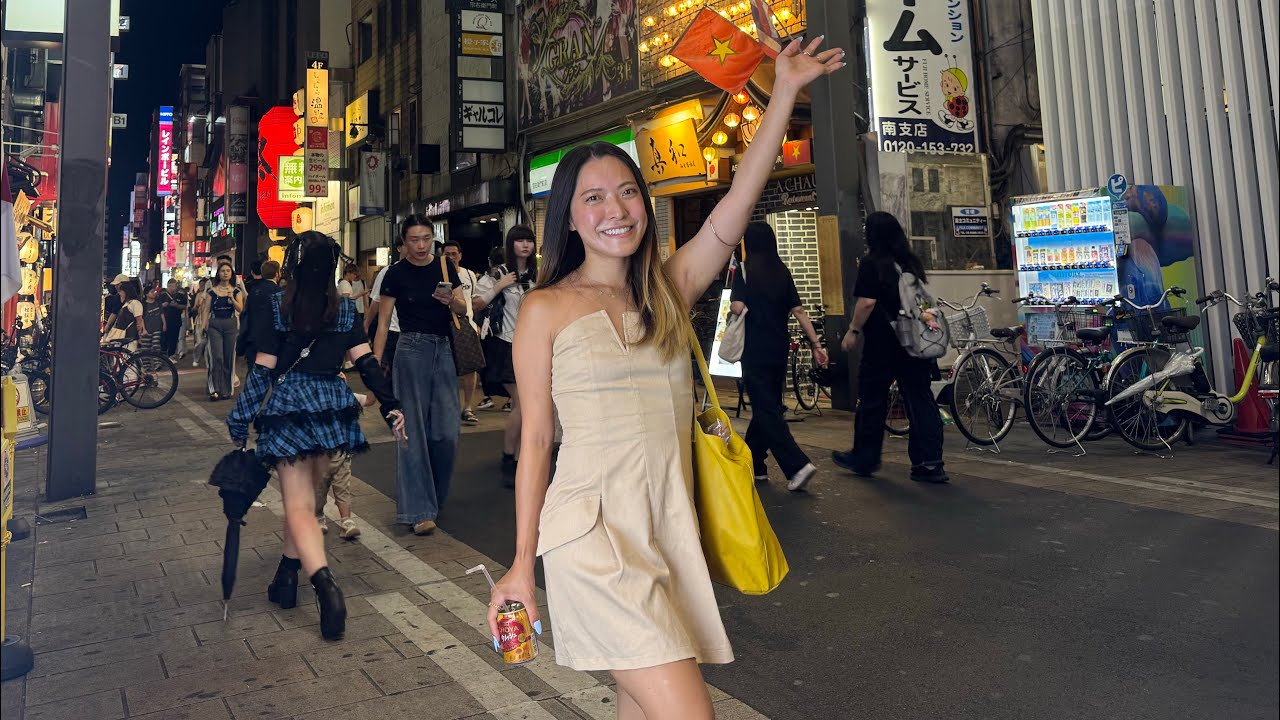 ASÍ ES LA VIDA NOCTURNO en OSAKA🇯🇵! - tiempo real