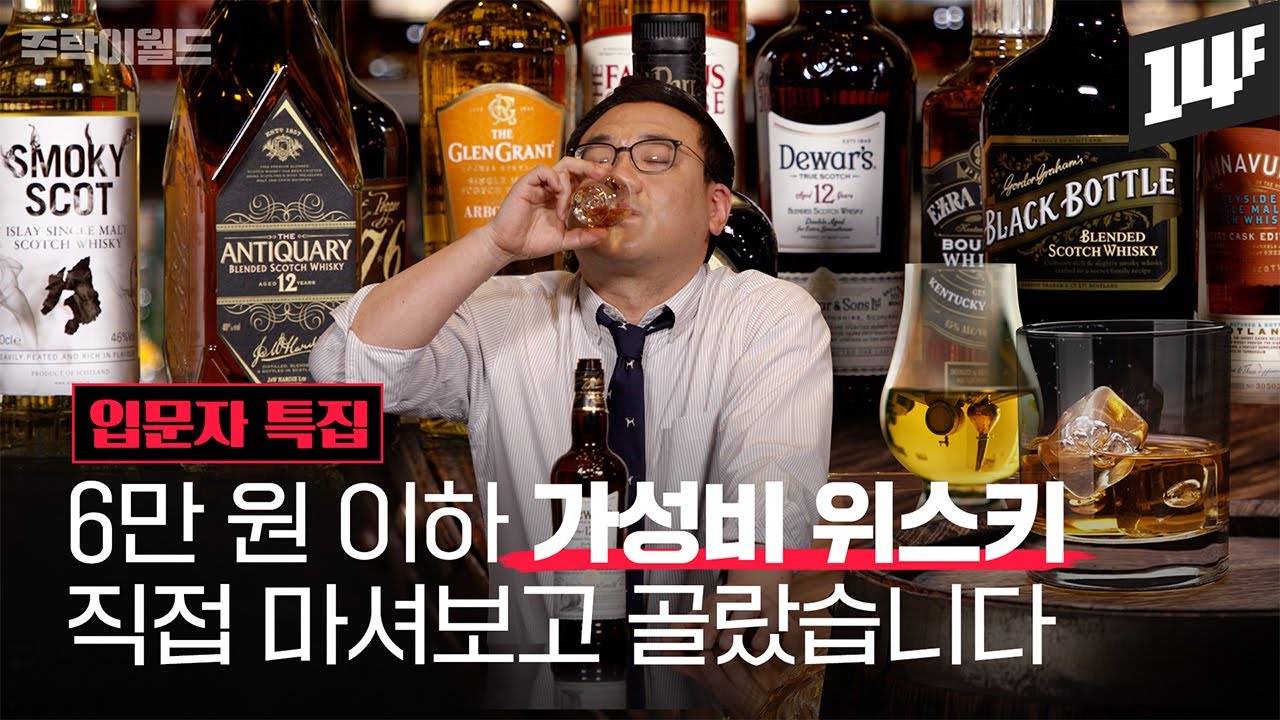 초보자에게 추천하는 가성비 좋은 블렌디드와 싱글몰트 위스키!! | 주락이월드 / 14F