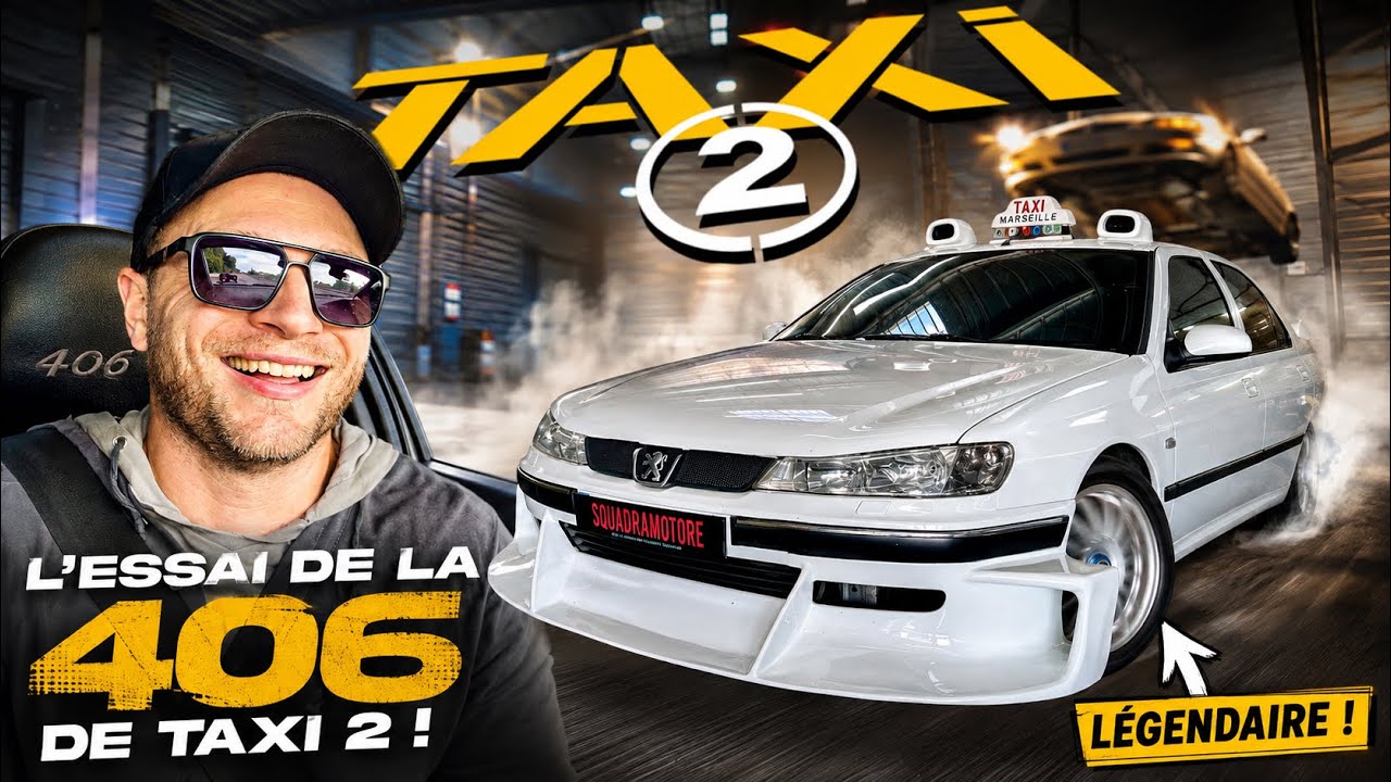 ESSAI PEUGEOT 406 taxi 2 ! 🚕💨