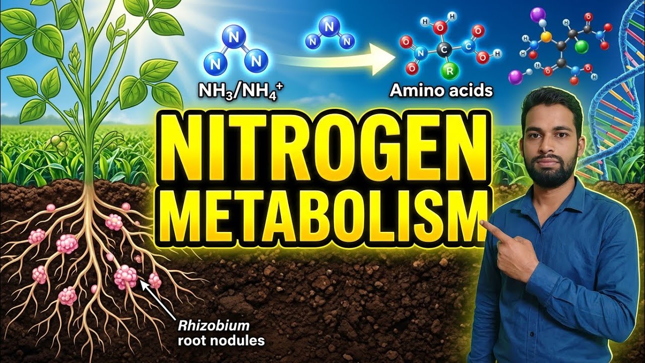 Nitrogen Metabolism Part 2 | Regulation of Nitrate Reductase & Amino Acid Biosynthesis