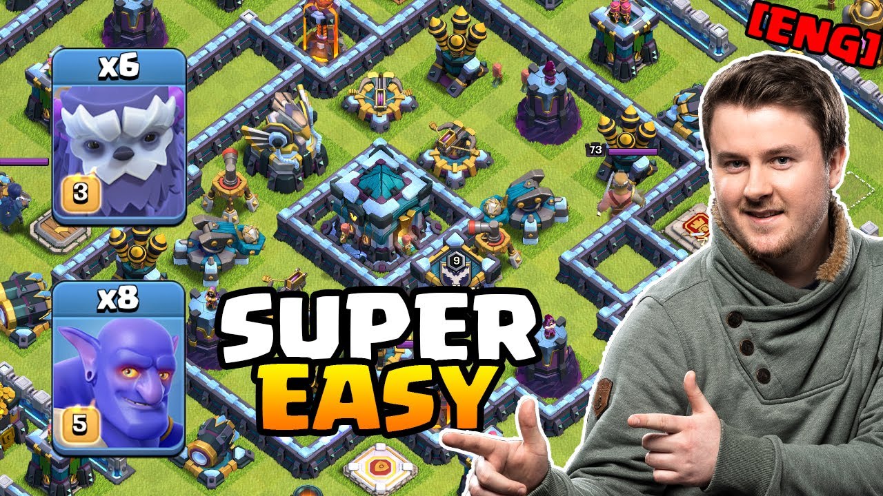 How to 3 Star Ring Bases in Legend League with Yeti Smash  | Clash of Clans [english]