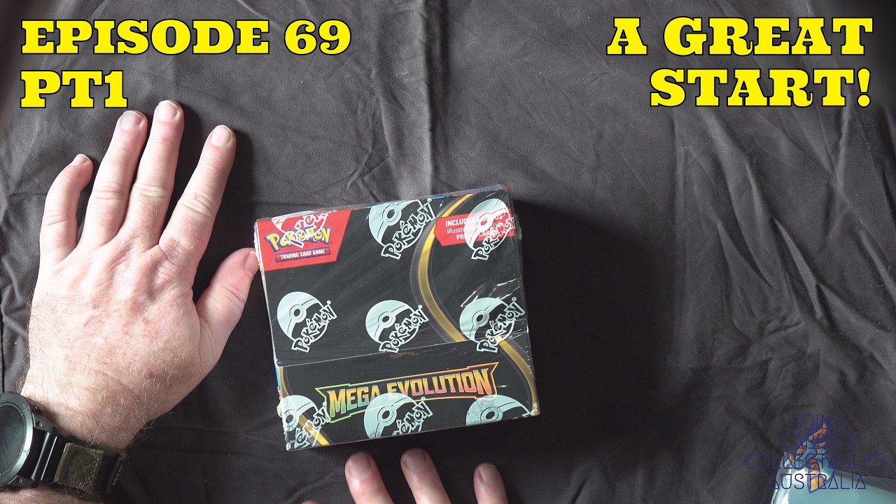 Ep 69 -Mega Evolution Pokemon -Booster Box 2 Pt1 -Greatest Hits!?#coinscardsandcollectablesaustralia