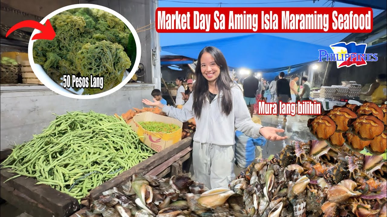 Ganto Ang Market Sa Aming Isla Sa Siargao|Mamimili Ng Gulay At Prutas 