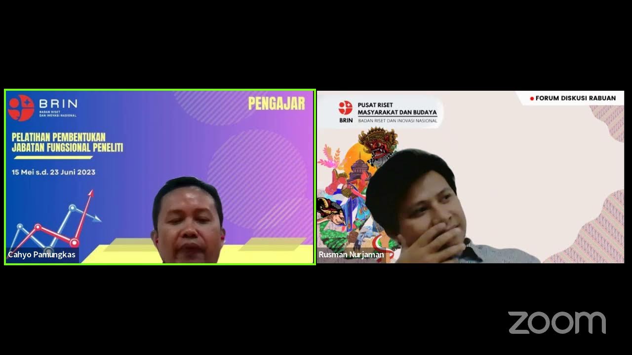 Diskusi Internal Rabuan PRMB BRIN 31 5 2023