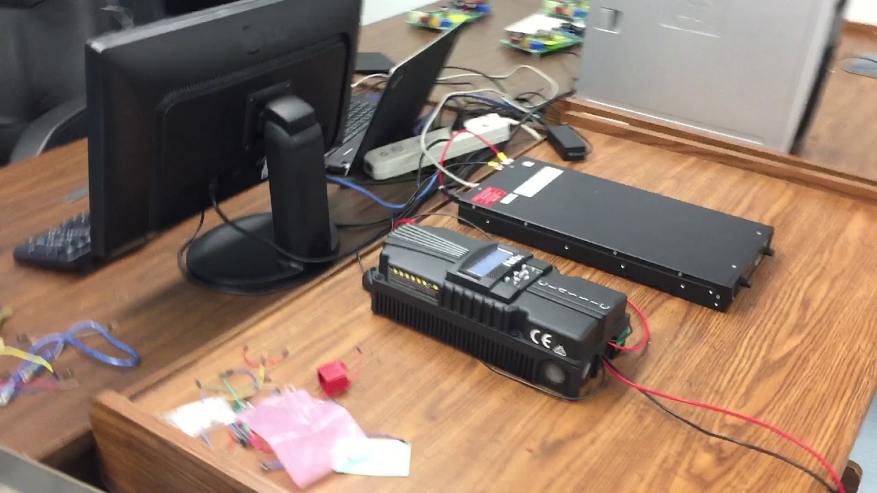 PV emulator with a charger and a battery