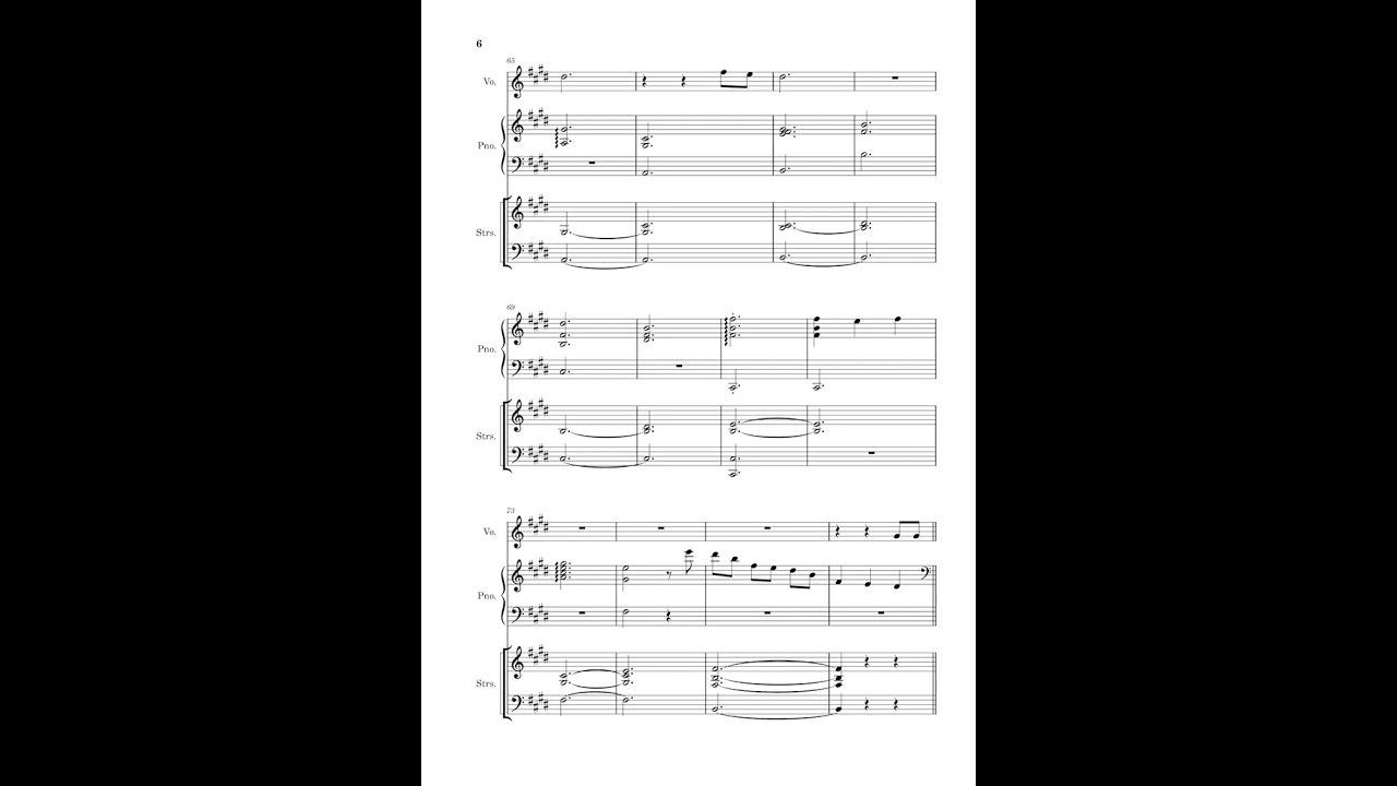 8 BITS VER AUDIO Growing Wings 2 – Nobuyoshi Sano -- Piano Sheet