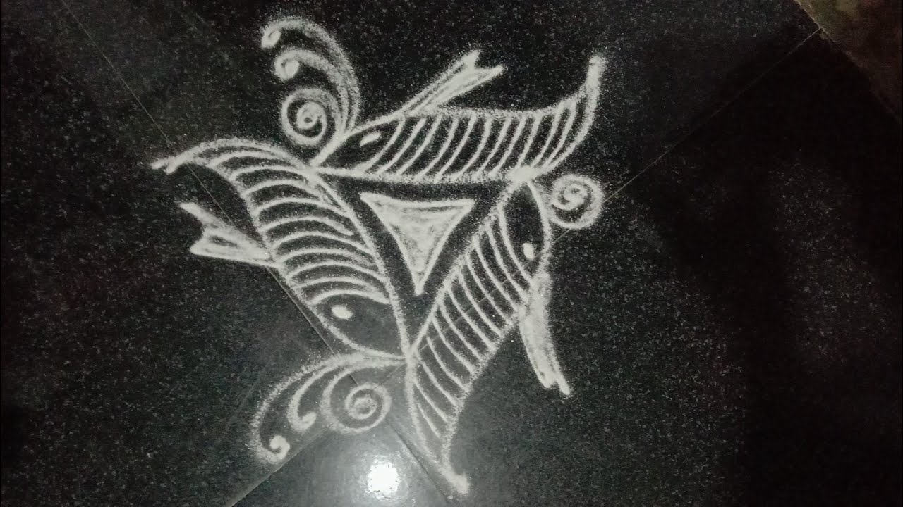 Simple cute kolam / simple kolam / cute kolam / easy kolam @RkKolam