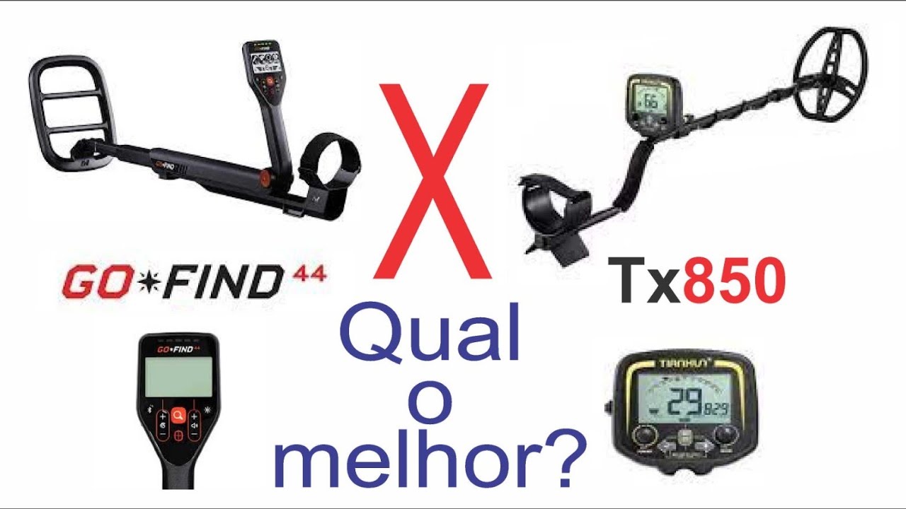 Tx 850 X Go Find 44 - Qual o melhor detector de metais?