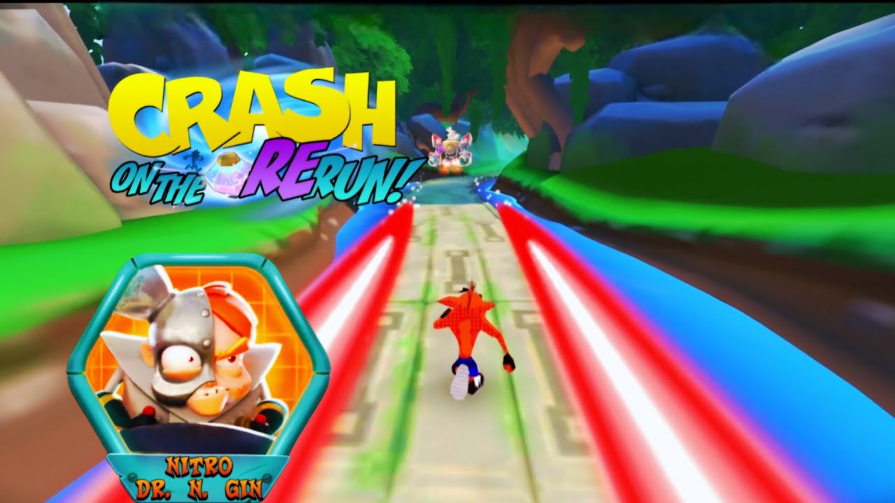 Crash Bandicoot On The ReRun: Part 44: Upstream & Nitro Dr. N. Gin