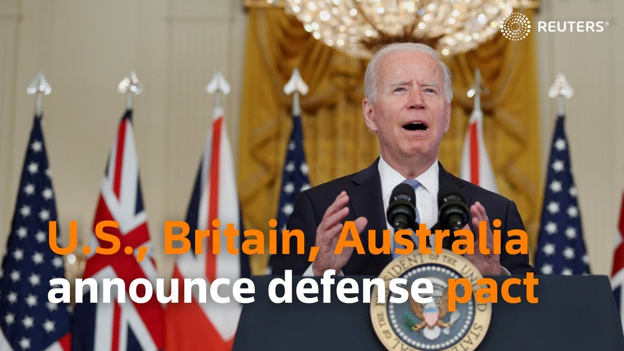 U.S., Britain and Australia announce Indo-Pacific defense pact