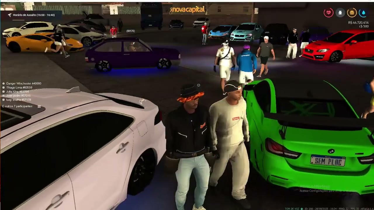 1° Encontro de carros LowRider (GTA RP)