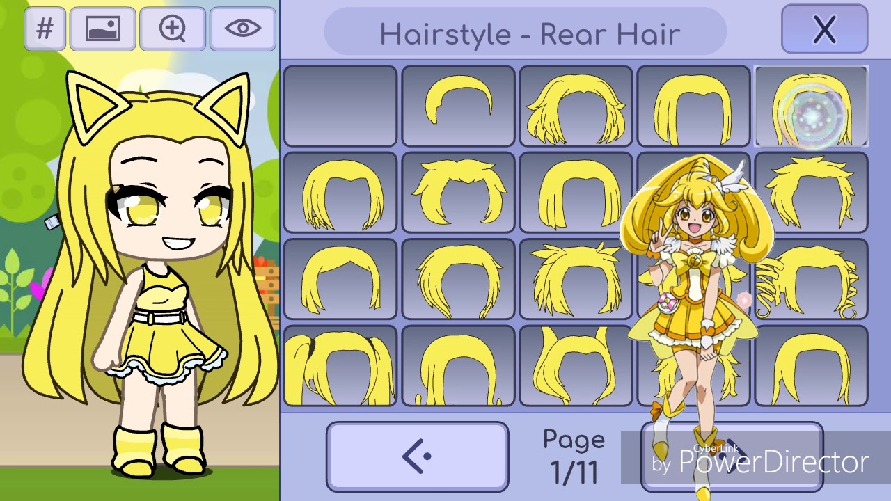 Making the glitter force in gachalife UwU