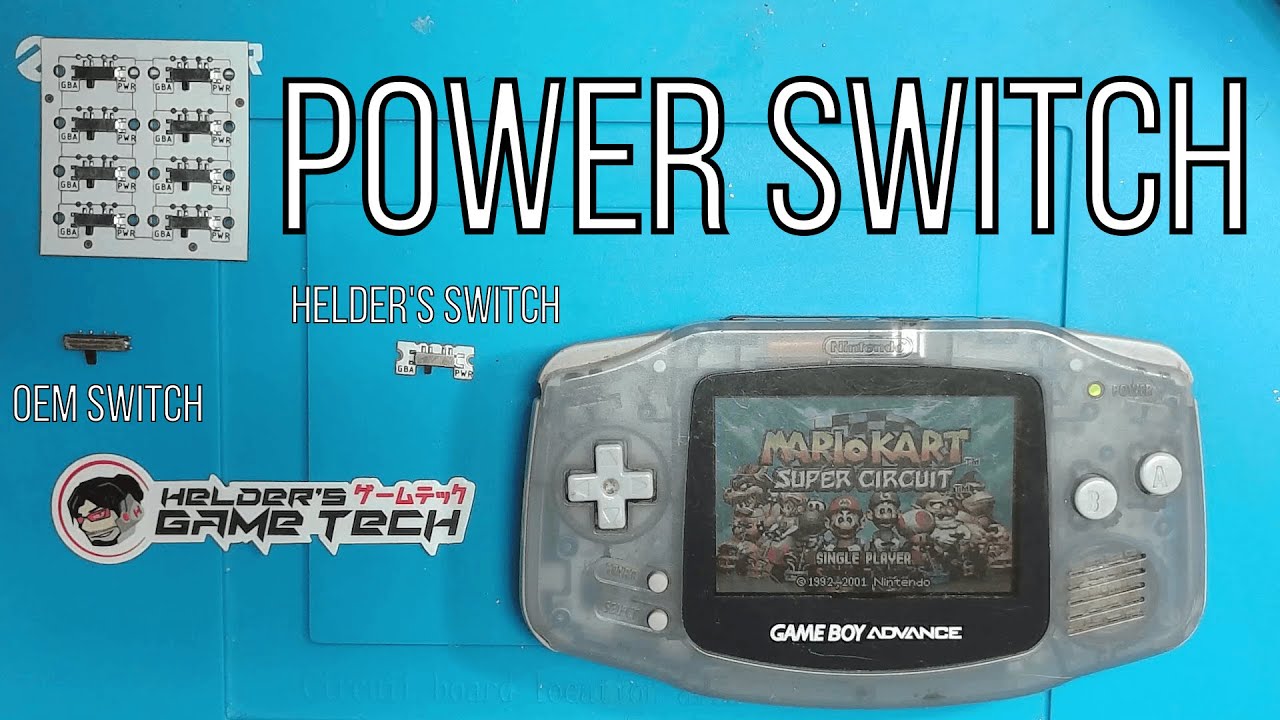 Replacing the power switch in my Game Boy Advance