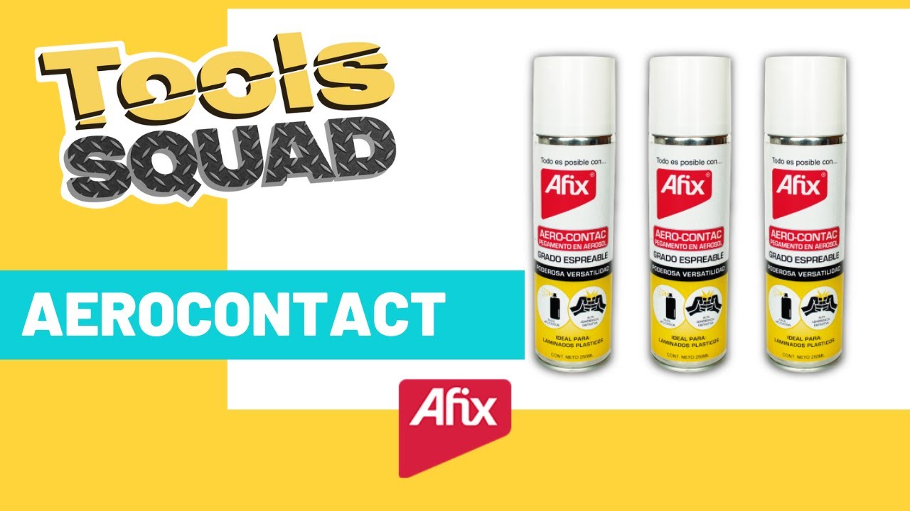 Cómo usar Pegamento en aerosol , Afix AERO-CONTAC