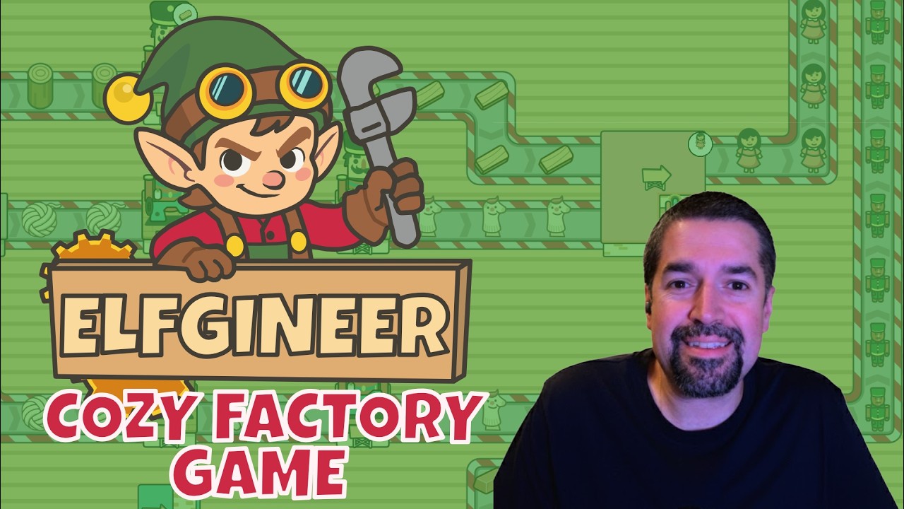 My Christmas Factory Game Got a COZY Makeover | Elfgineer Devlog 1