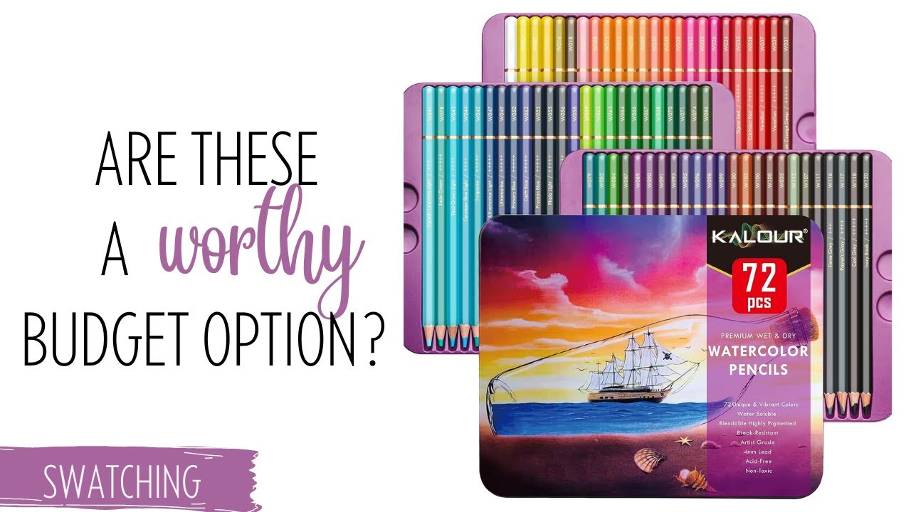 🔴 Let's Swatch and Check Out this Budget Set of Watercolor Pencils (+ Giveaway!)