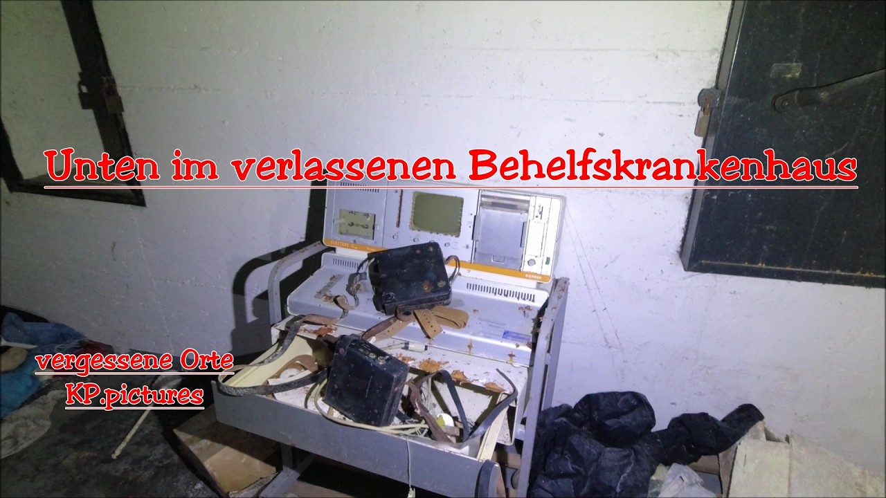 Jahrzehnte Verschlossen, Behelfskrankenhaus aus dem Kalten Krieg !!