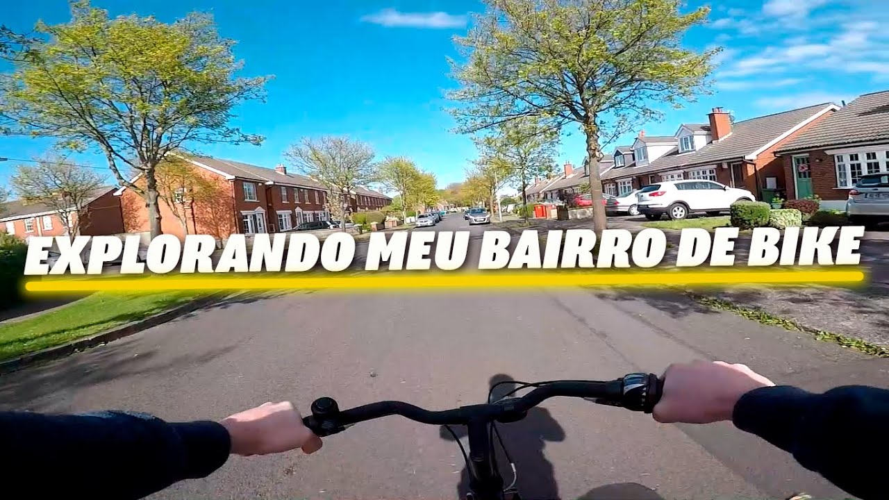 Bike vlog pelo meu bairro na Irlanda