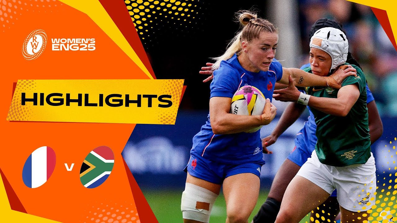 France FLYING 🚀 | France v South Africa | Rugby World Cup 2025 | Highlights